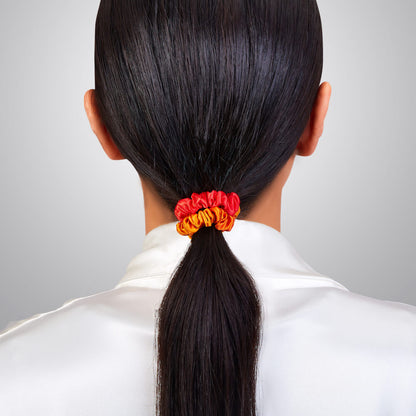 Blissy Skinny Scrunchies - Orange Ombre