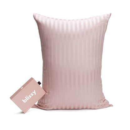 Pillowcase - Pink Striped - King