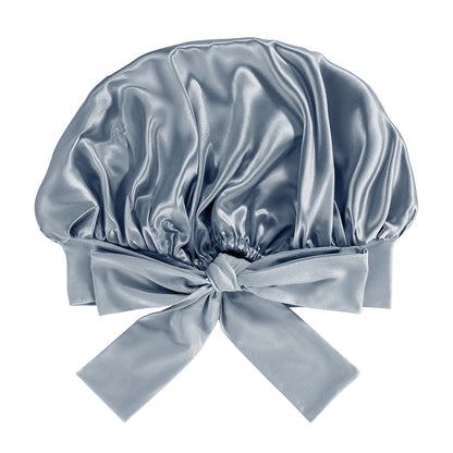 Blissy Bow Bonnet - Ash blue