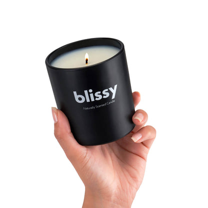 Blissy Candle - Woodsmoke & Leather