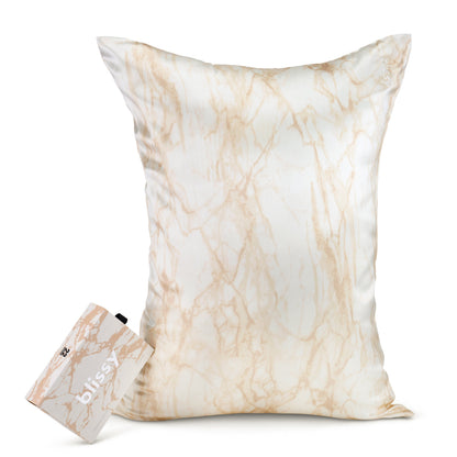Pillowcase - Champagne Marble - Queen