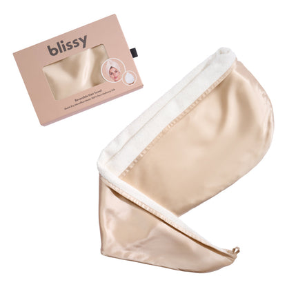 Blissy Reversible Towel - Champagne