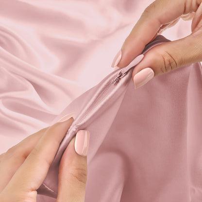 Crescent Pillowcase - Pink - Queen