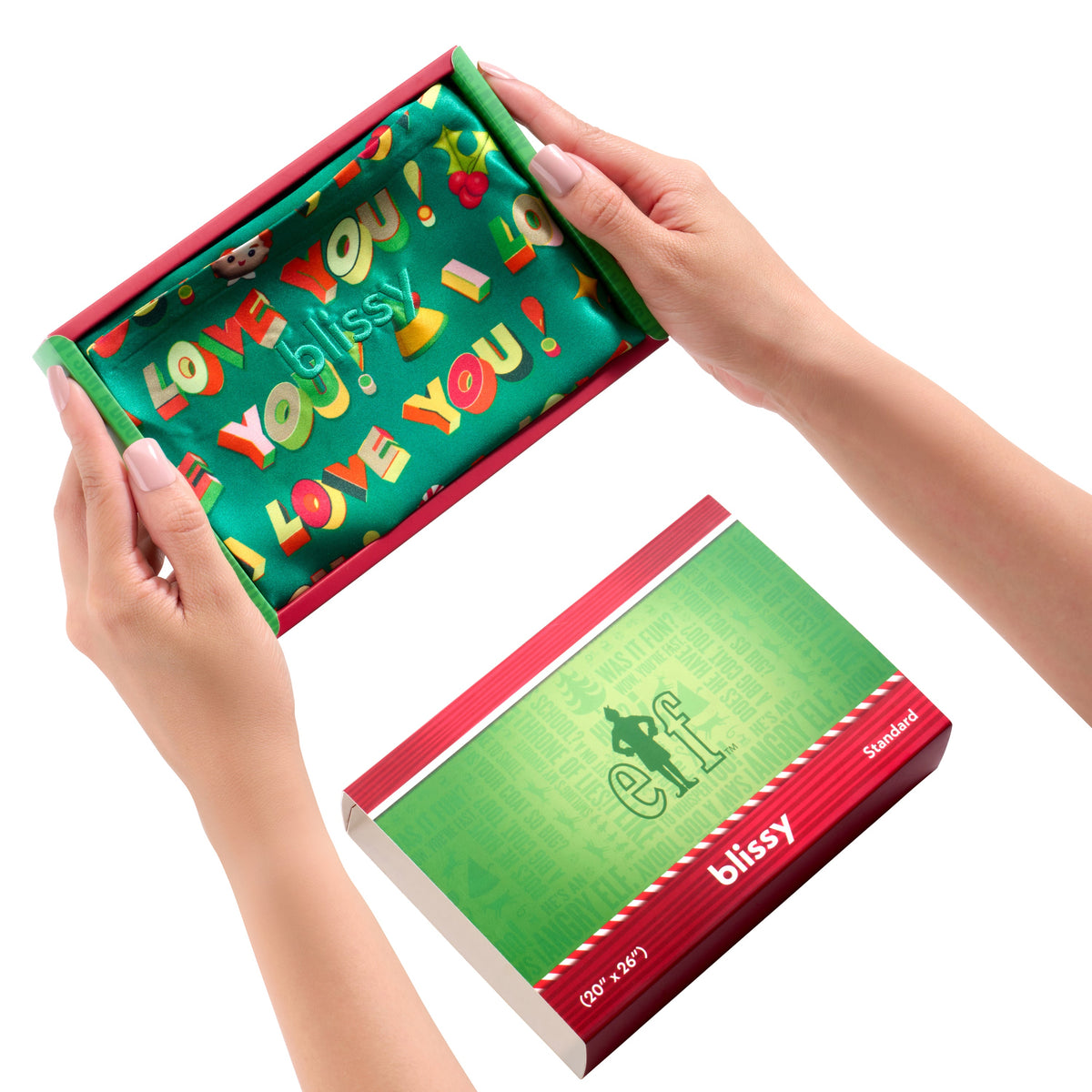 Pillowcase - Elf “I Love You!” - Queen