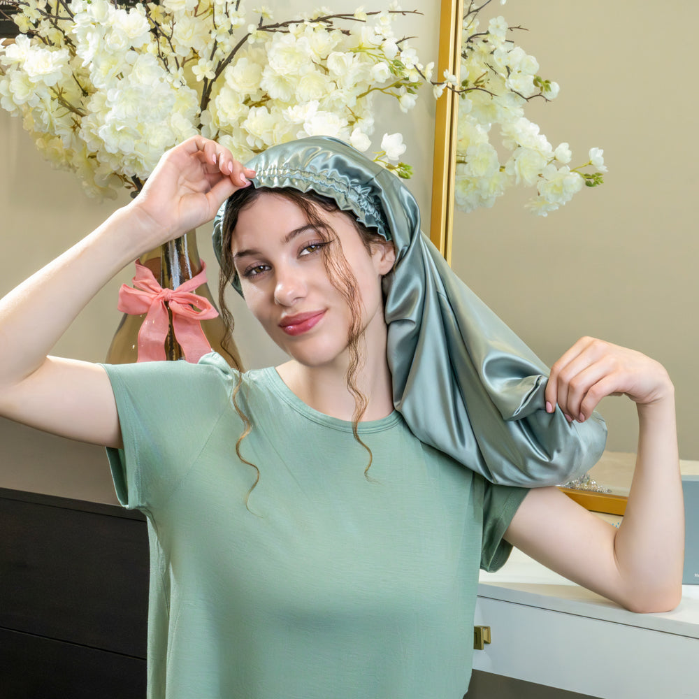 Blissy Cascade Bonnet - Matcha