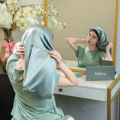 Blissy Cascade Bonnet - Matcha