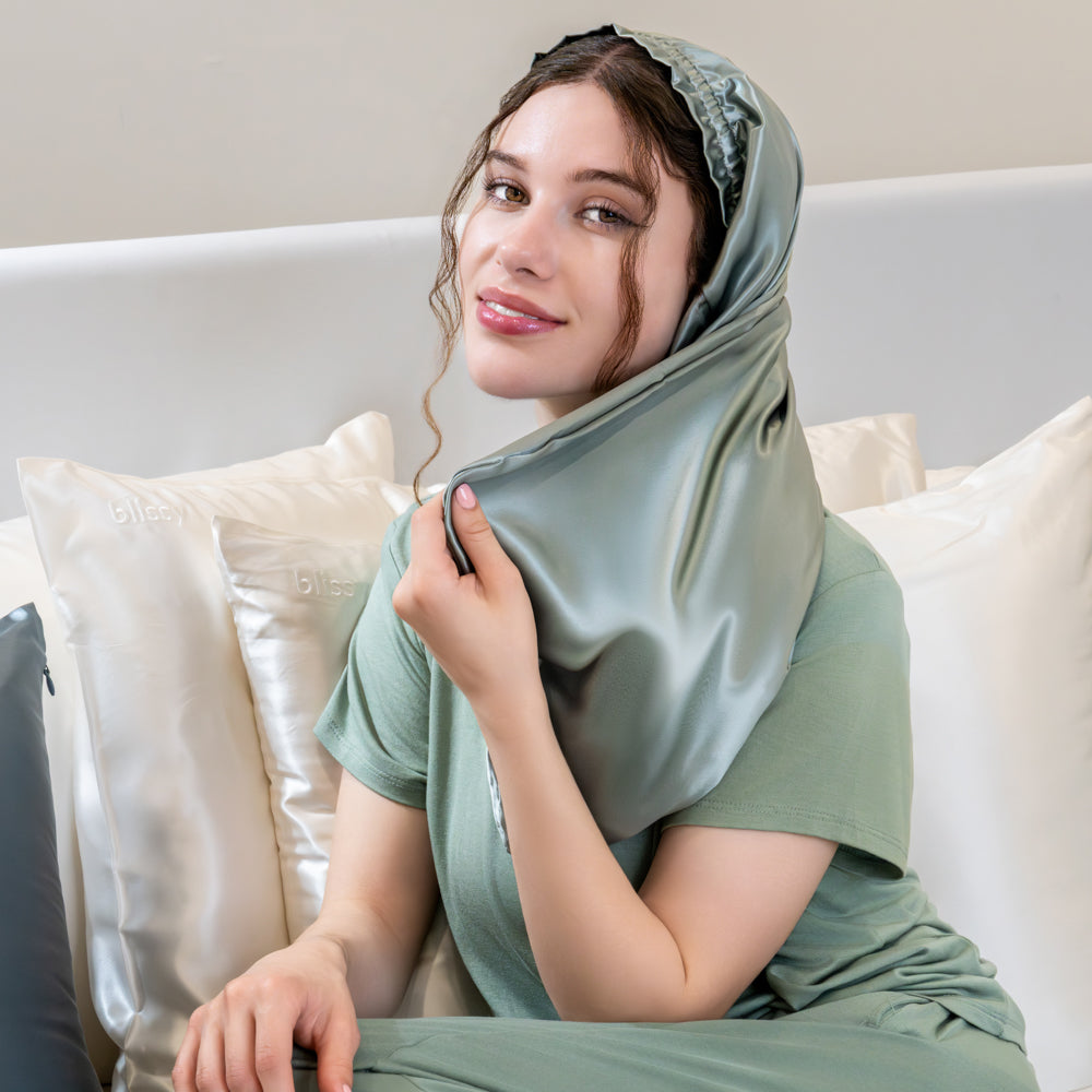 Blissy Cascade Bonnet - Matcha