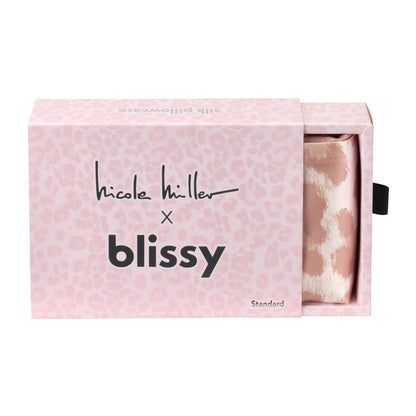 Pillowcase - Nicole Miller - Mauve Cheetah - King