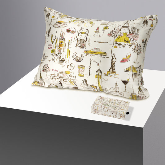 Pillowcase - Nicole Miller - NY to Paris - Standard