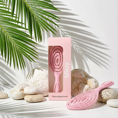 Blissy Detangling Brush - Pink