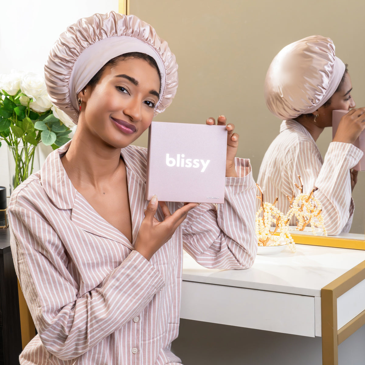 Blissy Halo Bonnet -  Pink