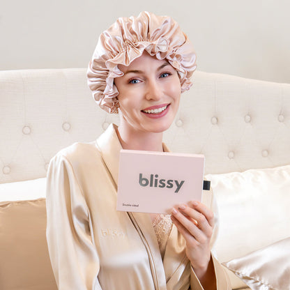 Blissy Ruffle Bonnet - Pink/White