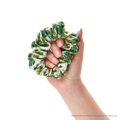 Blissy Scrunchies - White Lotus - Pineapple
