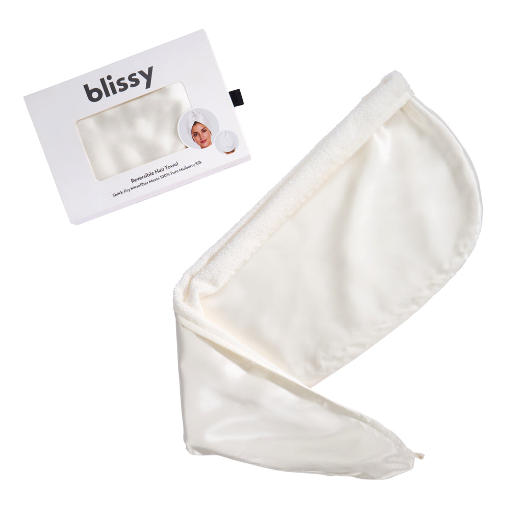 Blissy Reversible Towel - White
