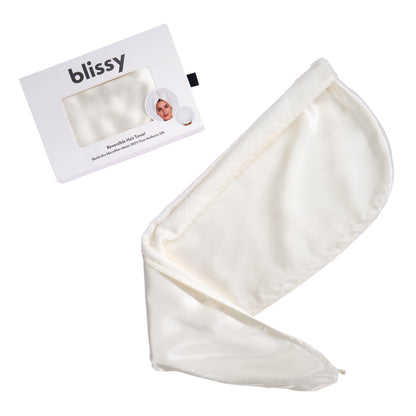 Blissy Reversible Towel - White