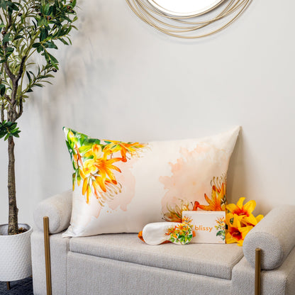 Pillowcase - Zodiac Flower - Aries Honeysuckle - Queen