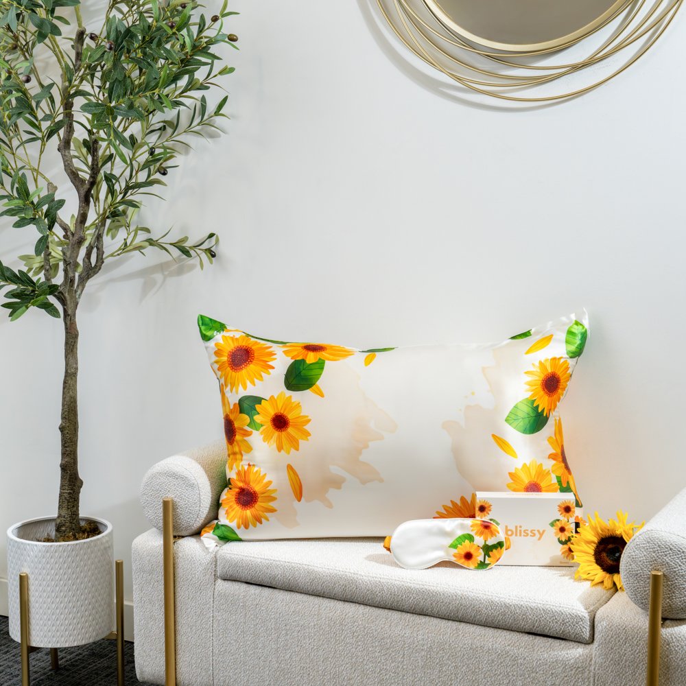 Pillowcase - Zodiac Flower - Leo Sunflower - King
