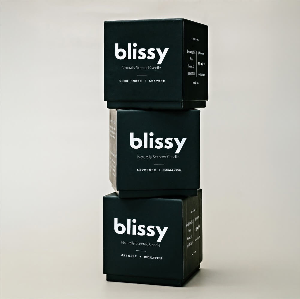 Blissy Candle - Lavender & Eucalyptus