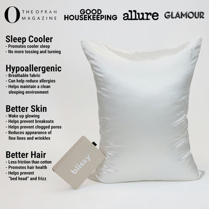 Pillowcase - White - King